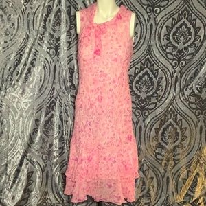 Baby Pink Vintage Frill Dress